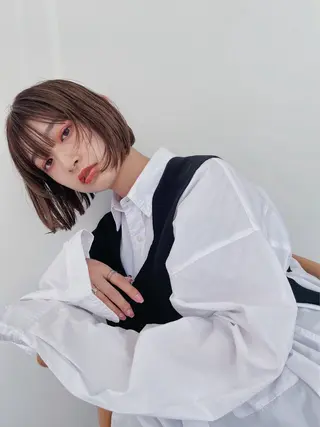 ショート EACH(いーち)所属・ショート/レイヤー /顔周り小田大樹のヘアスタイル