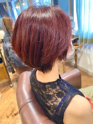ショート カラー 美髪・髪質改善 有田怜平のヘアスタイル