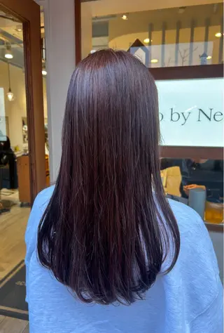 ロング 大川 夏実のヘアスタイル