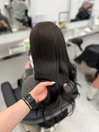 カラー 透ける透明感カラー 🎀anju/渋谷のヘアスタイル