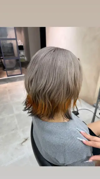 ショート 艶髪カラー😊 西久保光✂️のヘアスタイル