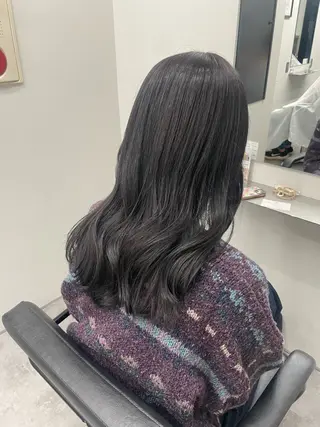 ロング 鎌取/透明感カラー /ボブ/顔まわりのヘアスタイル