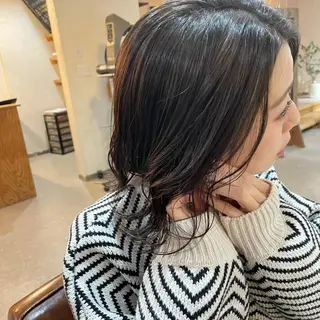 ミディアム カラー 🌼RIKA🌼レデ ィース専門💖のヘアスタイル