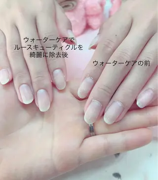 ネイル 北浦和 自爪育成ケアのネイルデザイン