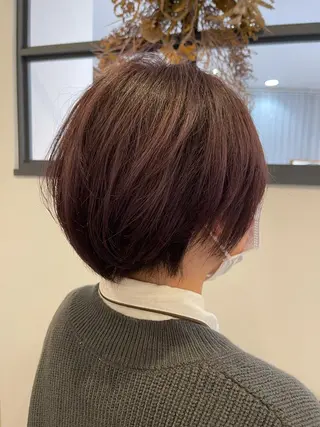 ショート カラー 由比藤理子 ブリーチカラー🌈のヘアスタイル