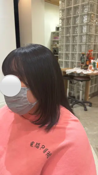 ロング 佐藤 優里のヘアスタイル