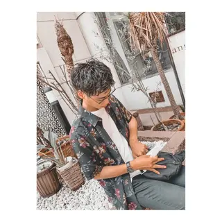 ショート パーマ ヘアアレンジ メンズ ange☞ soutaのヘアスタイル