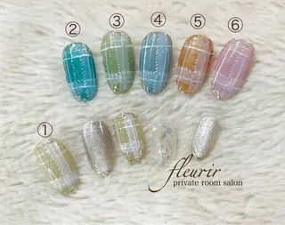 ネイル フルリール 【プライベートサロンのネイルデザイン