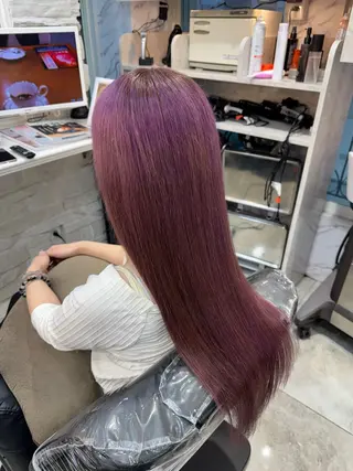ロング カラー 細矢 翔太のヘアスタイル