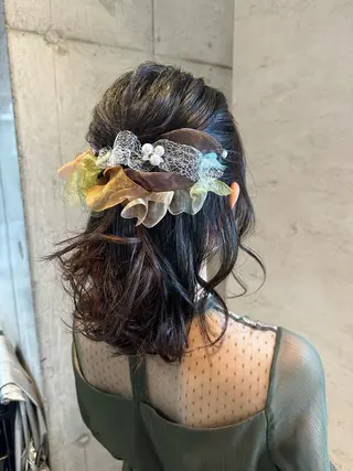 セミロング 女性に人気♪ はやしほのかのヘアスタイル