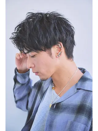メンズ little×kuruku 銀座2号店 【リトルクルク】所属・🗽うる艶/メンズ Yui🗽🗺️のヘアスタイル