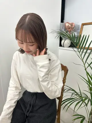 セミロング カラー キッズ オトナヘア🌸 harukaのヘアスタイル