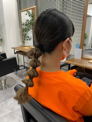 セミロング OGAWA HIROKIのヘアスタイル