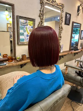 カラー 馬場 瑞穂のヘアスタイル