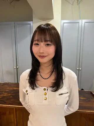 ミディアム カラー 🤩噂のMr.髪ポジ ティブ®️yu🤩のヘアスタイル