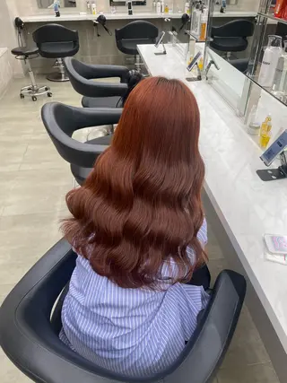 ロング カラー ヘアアレンジ 💗横浜美容室 💗HARUNAのヘアスタイル