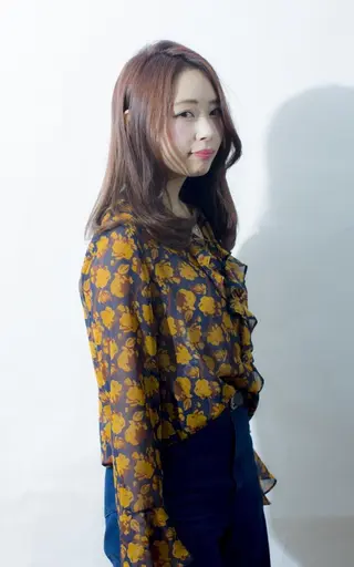 セミロング Agu  hair rupia 金沢店所属・金沢美容室/ 艶髪/夜営業/JINのヘアスタイル