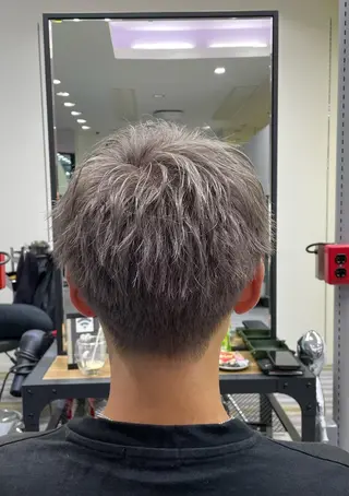 ショート カラー メンズ 【メンズ特化】岩瀬 武【メンズパーマ】のヘアスタイル