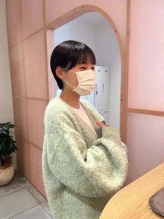 ショート 西崎 満里奈のヘアスタイル
