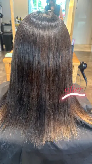 セミロング 岩品 和花のヘアスタイル