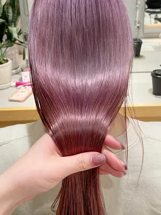 セミロング カラー ヘアアレンジ 艶髪/レイヤーカット 🐣misakiのヘアスタイル