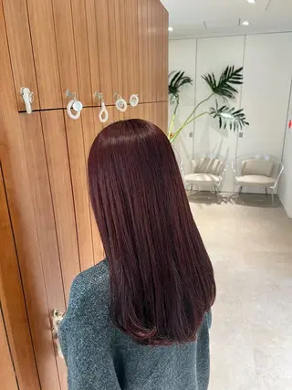 ミディアム カラー ✨髪質改善 縮毛矯正 艶髪 立川 コウキ✨のヘアスタイル