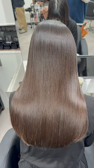 セミロング カラー ヘアアレンジ ⭐️柏木皇気ブリーチ ムラ修正/他店直しのヘアスタイル