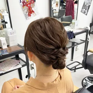 セミロング カラー パーマ ヘアアレンジ メンズ mona/ ストレートスタイル✨のヘアスタイル