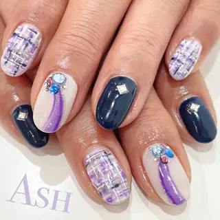 ネイル 🩵NORIKO 上品ネイルが得意🩵のネイルデザイン