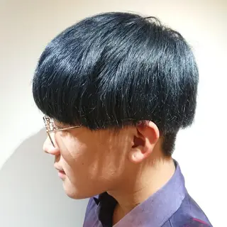 メンズ カラー パーマ ブリーチ/ヘアケア/ 艶髪/イギチハルのヘアスタイル