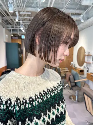 ショート sea by luvismけやき通り2号店所属・ボブ/ショート/ 縮毛矯正/岸本恭明のヘアスタイル