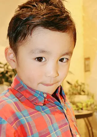 ショート キッズ LAMP HAIR  ランプヘアー所属・徳永 博志のヘアスタイル