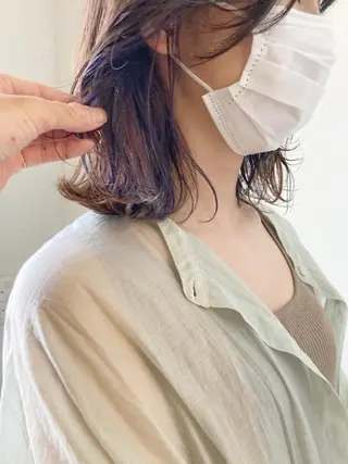 ミディアム カラー 小木曽智美 /ボブ/ショートのヘアスタイル