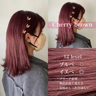 ミディアム カラー 髙木美緒🌿 レイヤー/アレンジのヘアスタイル