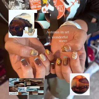 ショート nail space wave所属・nail space waveのネイルデザイン