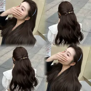 ロング レイヤーカット/髪質 改善/momo🎀のヘアスタイル