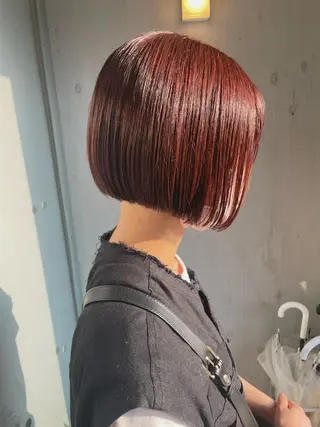 ミディアム カラー カノエ 乃木店のヘアスタイル