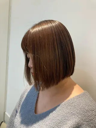 ミディアム 透明感カラー 板橋　島村美咲のヘアスタイル