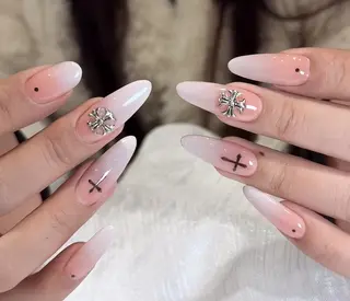 ネイル By moonネイル 🌷ワンホン/韓国風のネイルデザイン