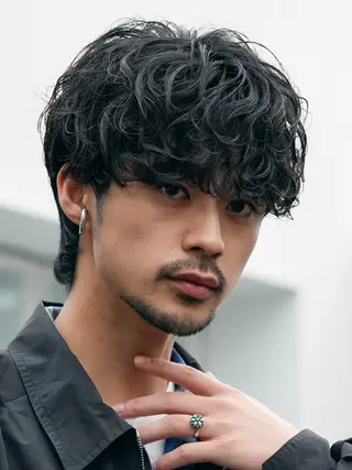 ショート パーマ メンズ fifth名駅所属・メンズパーマ 名古屋/水谷颯のヘアスタイル