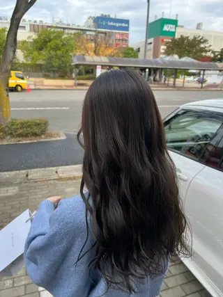 ロング カラー 太白区白髪ぼかし/ ボブカット/千葉達人のヘアスタイル