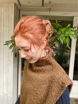 ロング カラー KNACK 天王寺美容室のヘアスタイル