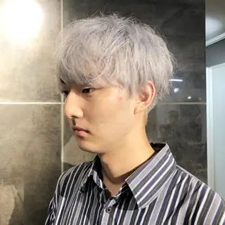 カラー ヘアアレンジ メンズ ainico+所属・メンズ特化✂️栗原 侑也のヘアスタイル