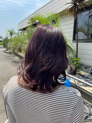 ミディアム カラー 【マリブ伊勢崎本店】 hiroのヘアスタイル