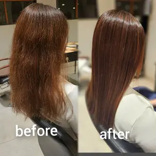 セミロング カラー 【髪質改善美容師】t occa茨木篠原健太のヘアスタイル