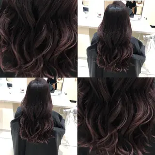 ロング カラー ヘアアレンジ mahiro 🦎のヘアスタイル