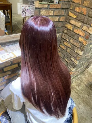 カラー 佐藤 紗奈のヘアスタイル