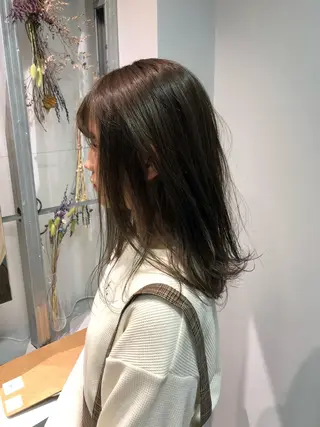 ミディアム カラー 🍃柔らかヘアー田中 瑞希🍃のヘアスタイル