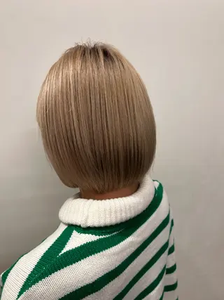 カラー 似合わせショート/ パーマ‪/表参道のヘアスタイル