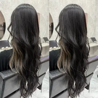 ロング カラー 🌺ハイトーン🌺 矢葺 なぎさ🌺🌺のヘアスタイル